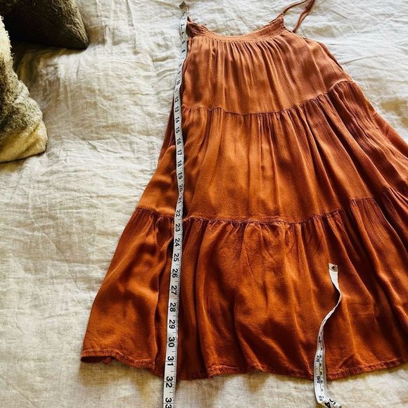 COPY - Z Supply Resort Breezy Crinkle swing dress; lined, adjustable spaghetti … - Picture 9 of 13